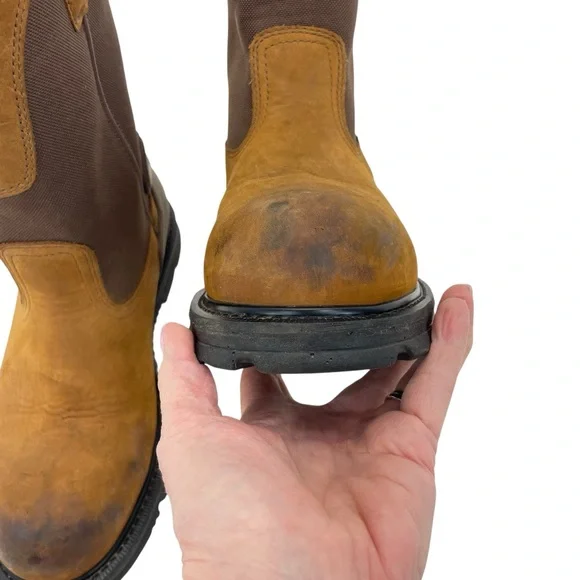 Carhartt Heritage Waterproof Wellington 9 1/2W Brown - Picture 6 of 16